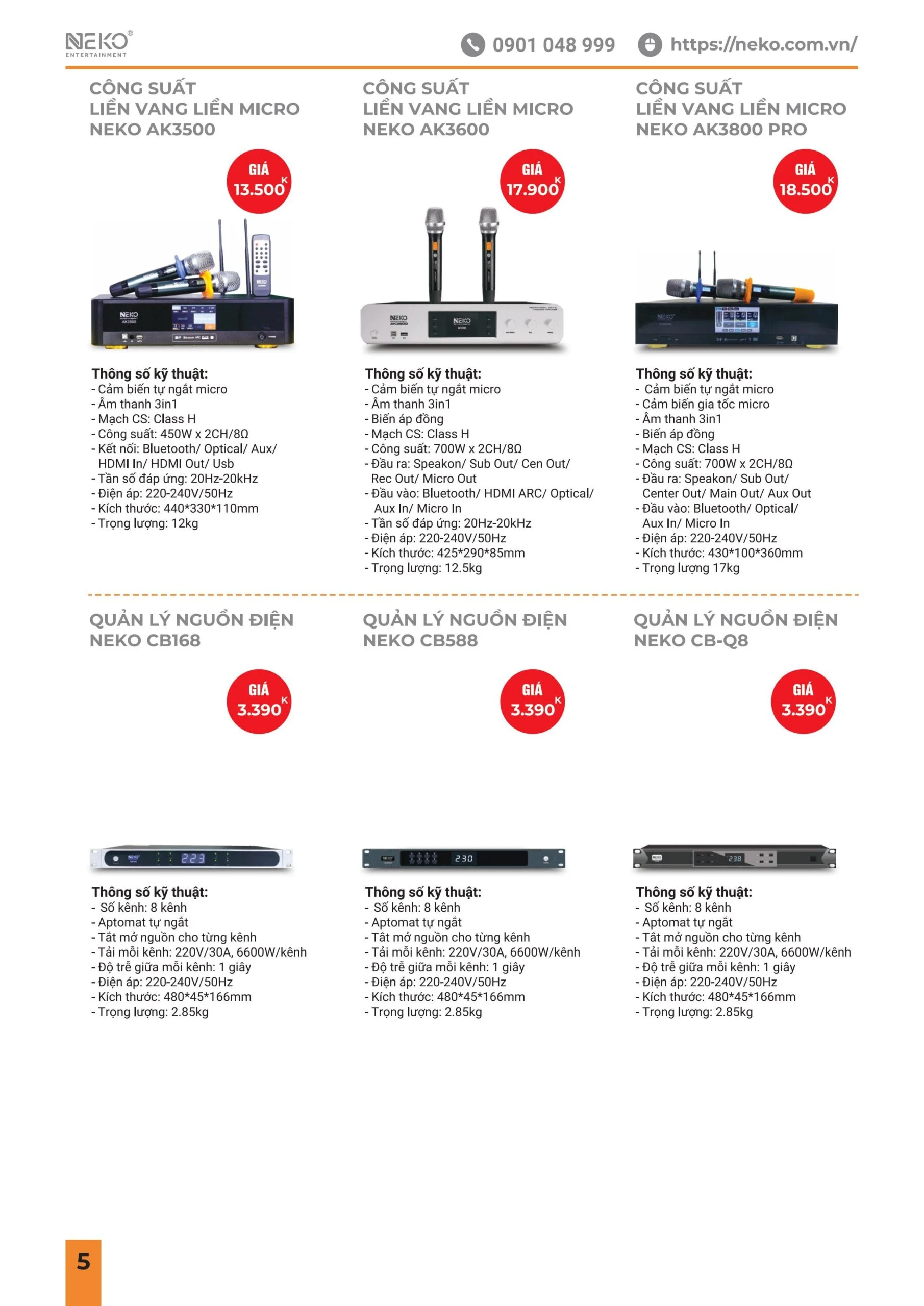Catalogue NEKO - Trang 5