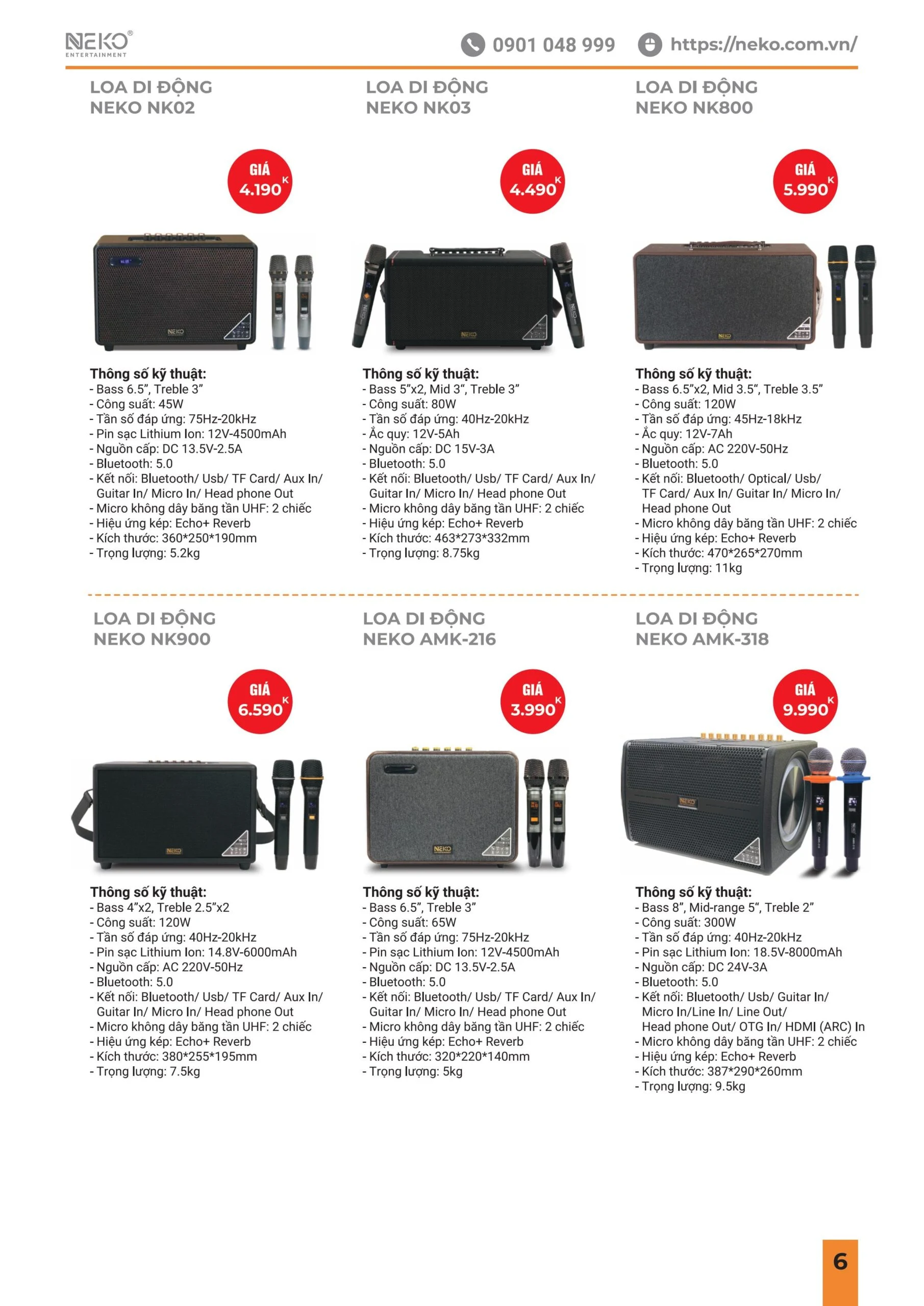 Catalogue NEKO - Trang 6