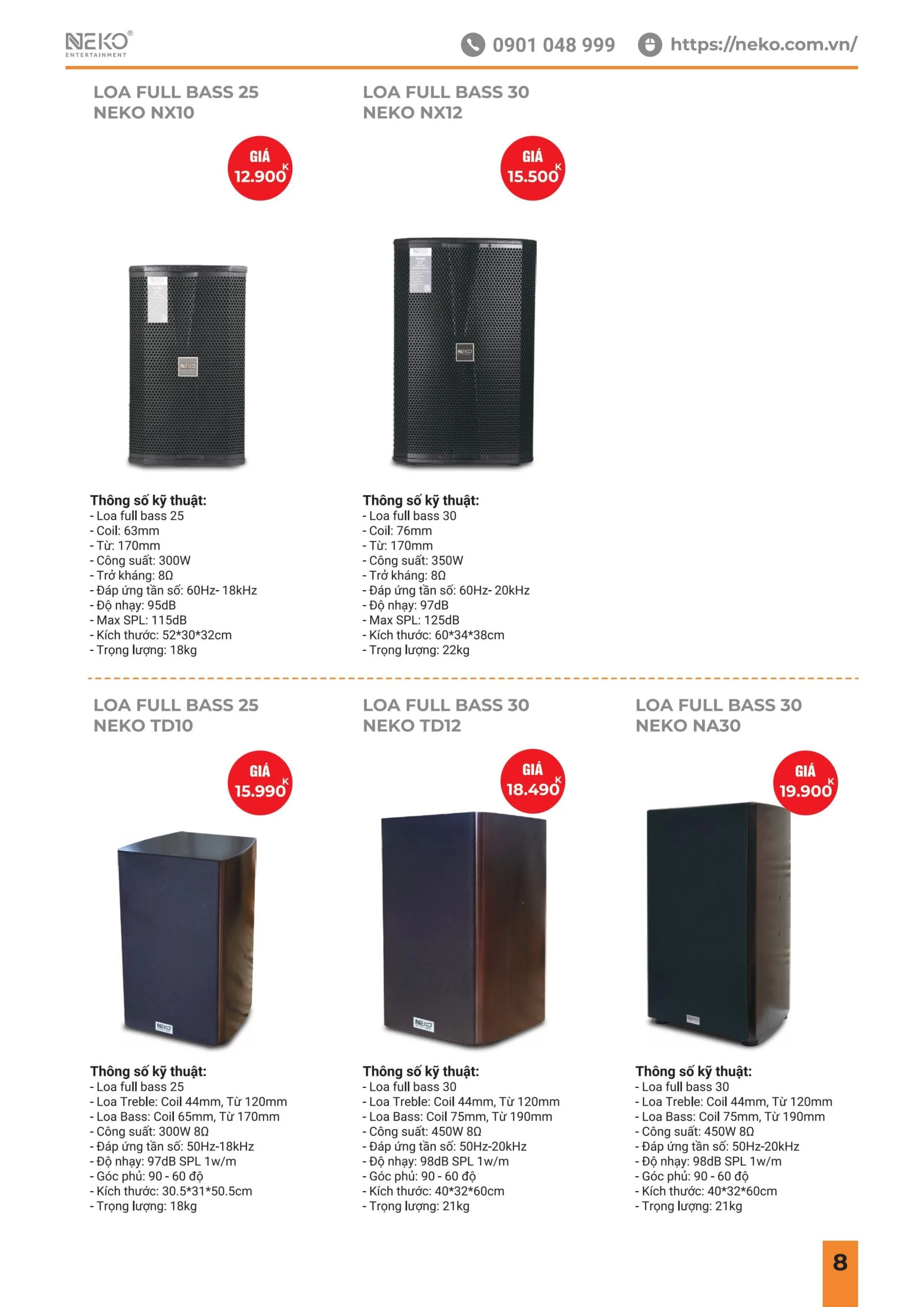 Catalogue NEKO - Trang 8