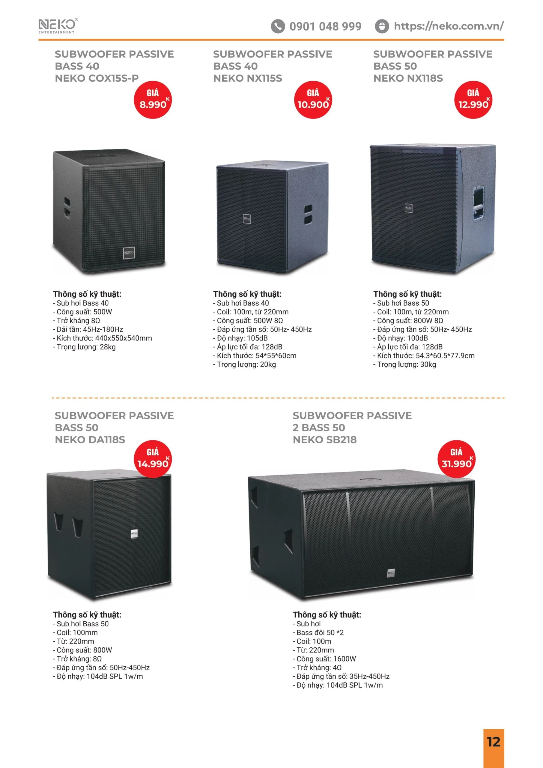 Catalogue NEKO - Trang 12
